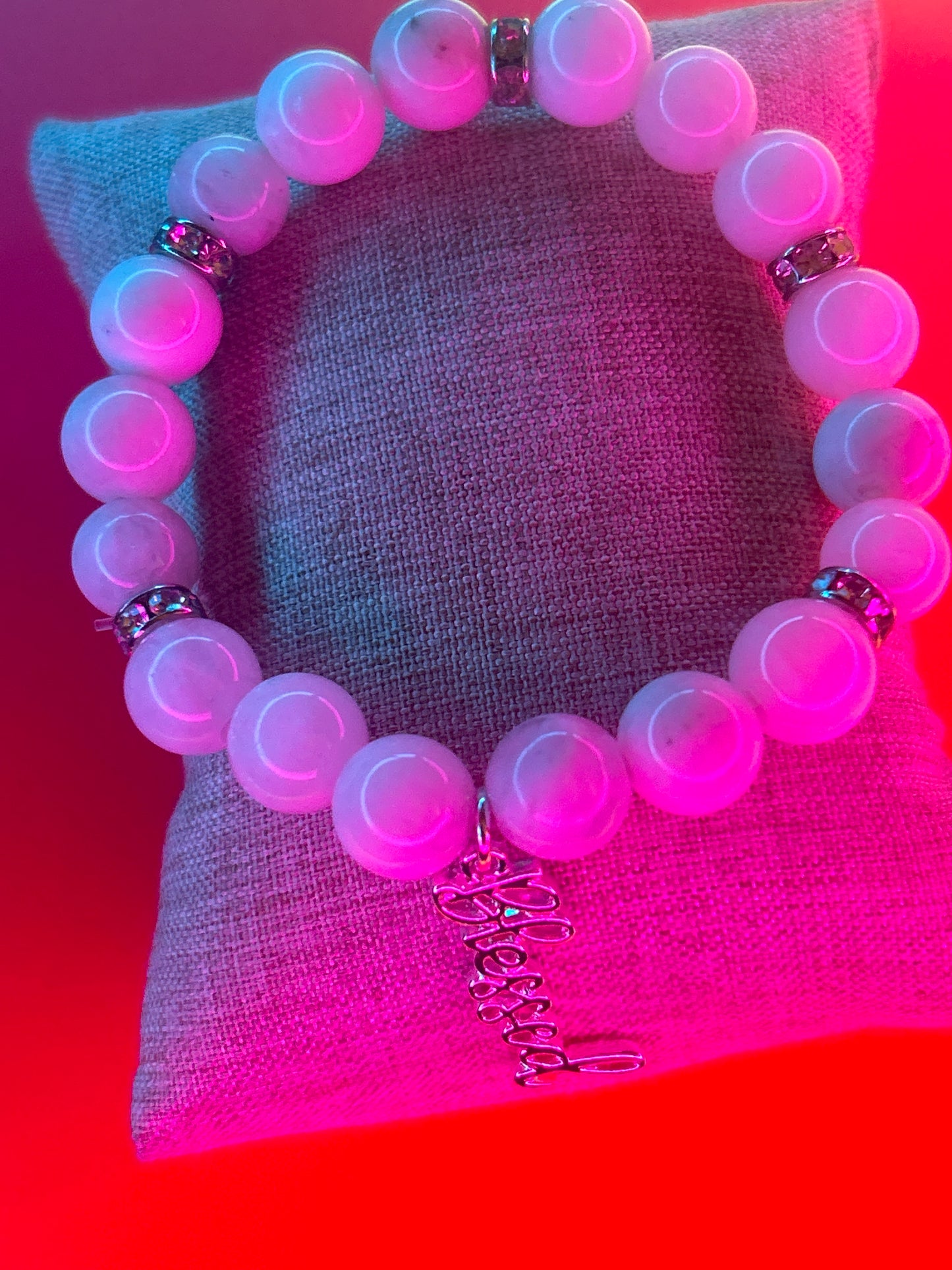 Blessed 01 (Silver)(white glass)
