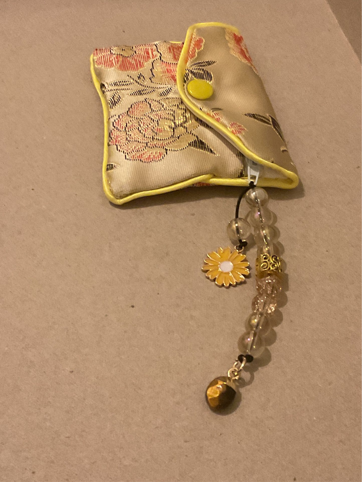 Yellow Flower Coin Purse