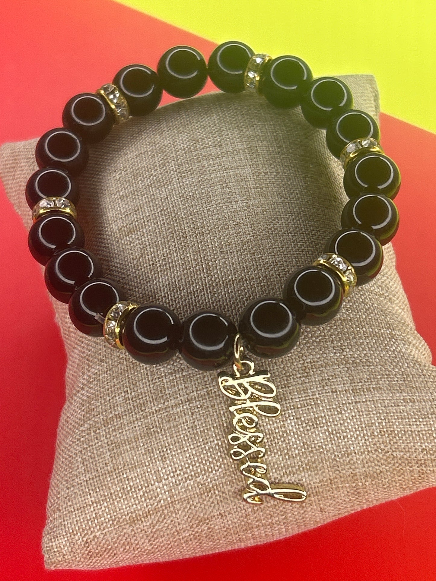 Blessed 02 (Gold)(Blk glass)