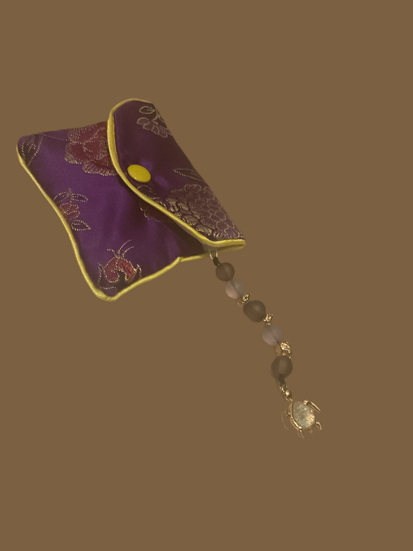 Purple coin bag