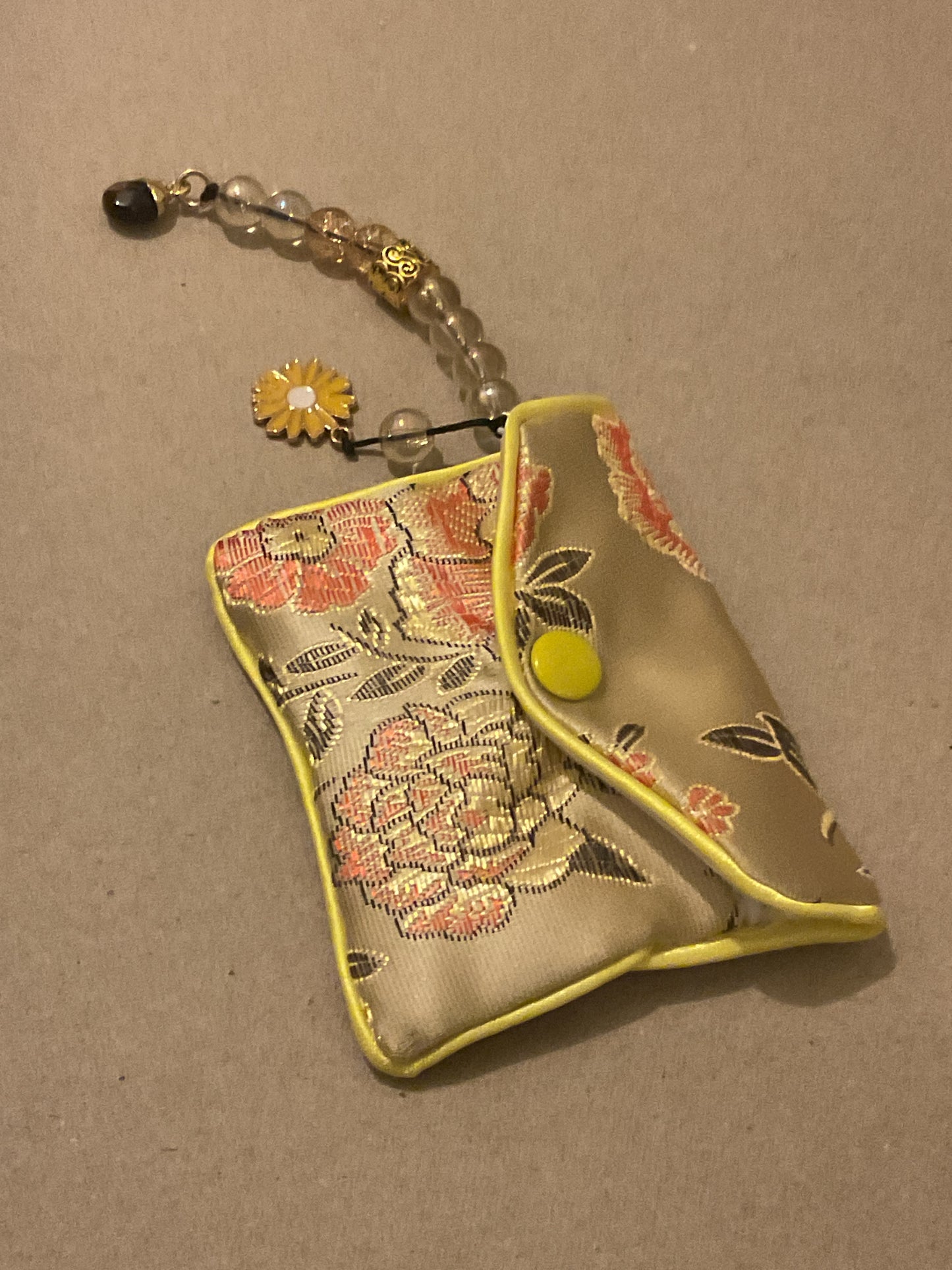 Yellow Flower Coin Purse