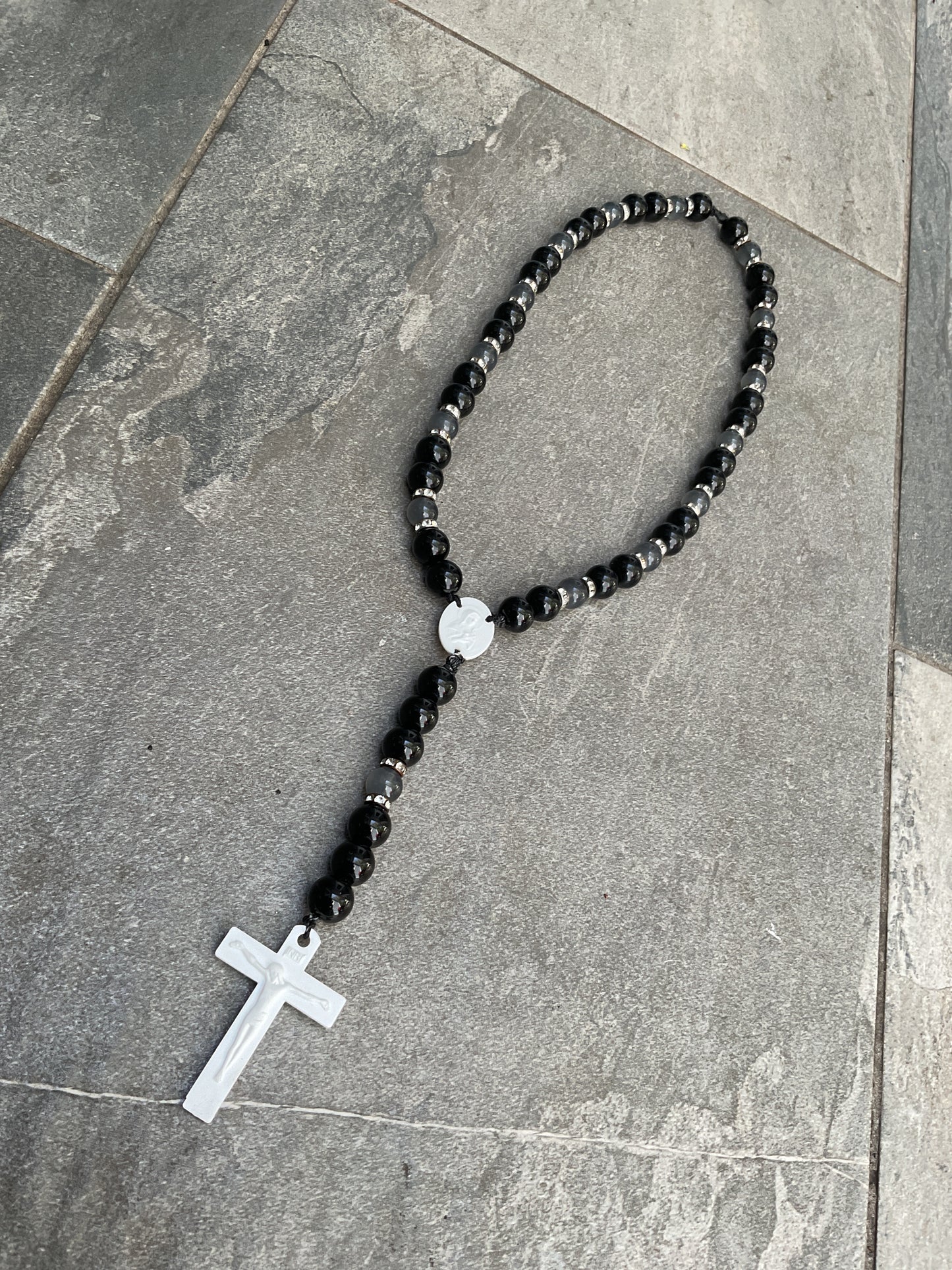 Black & Gray Rosary (blessed)