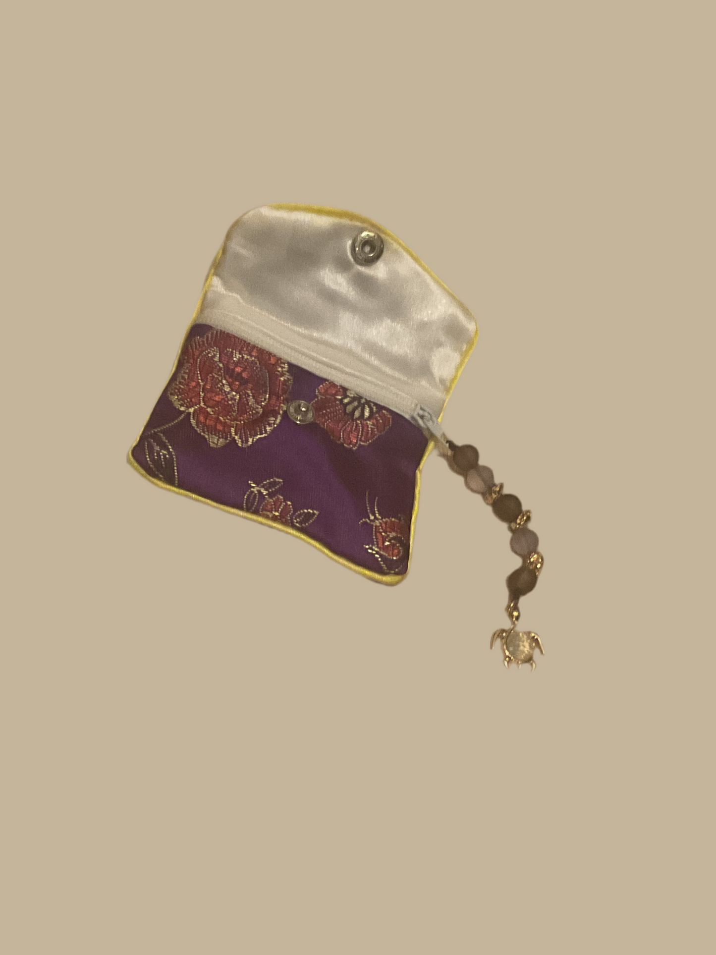 Purple coin bag
