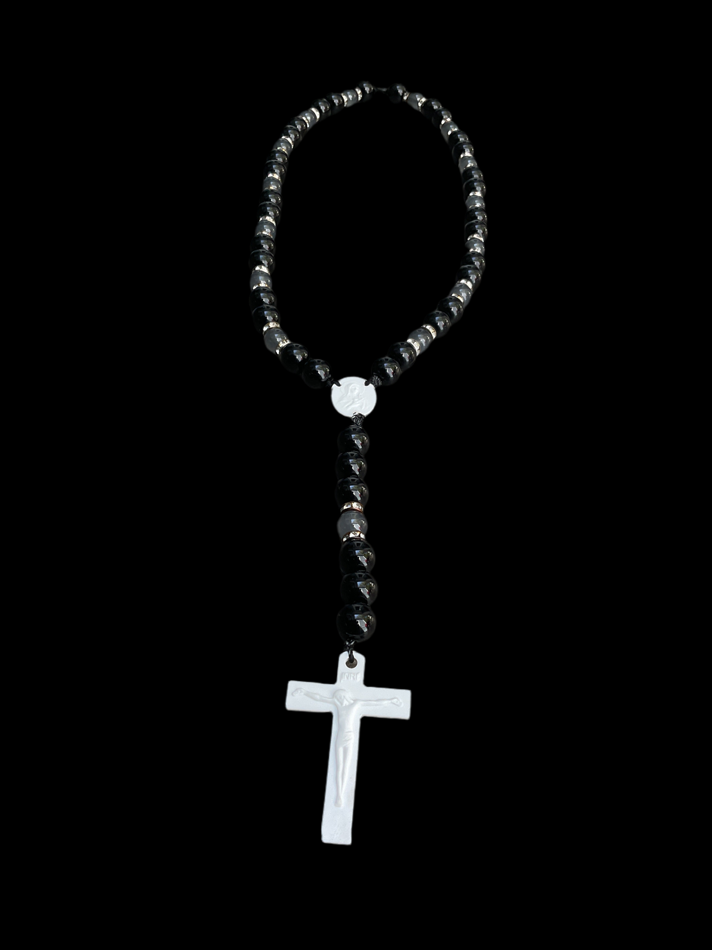 Black & Gray Rosary (blessed)