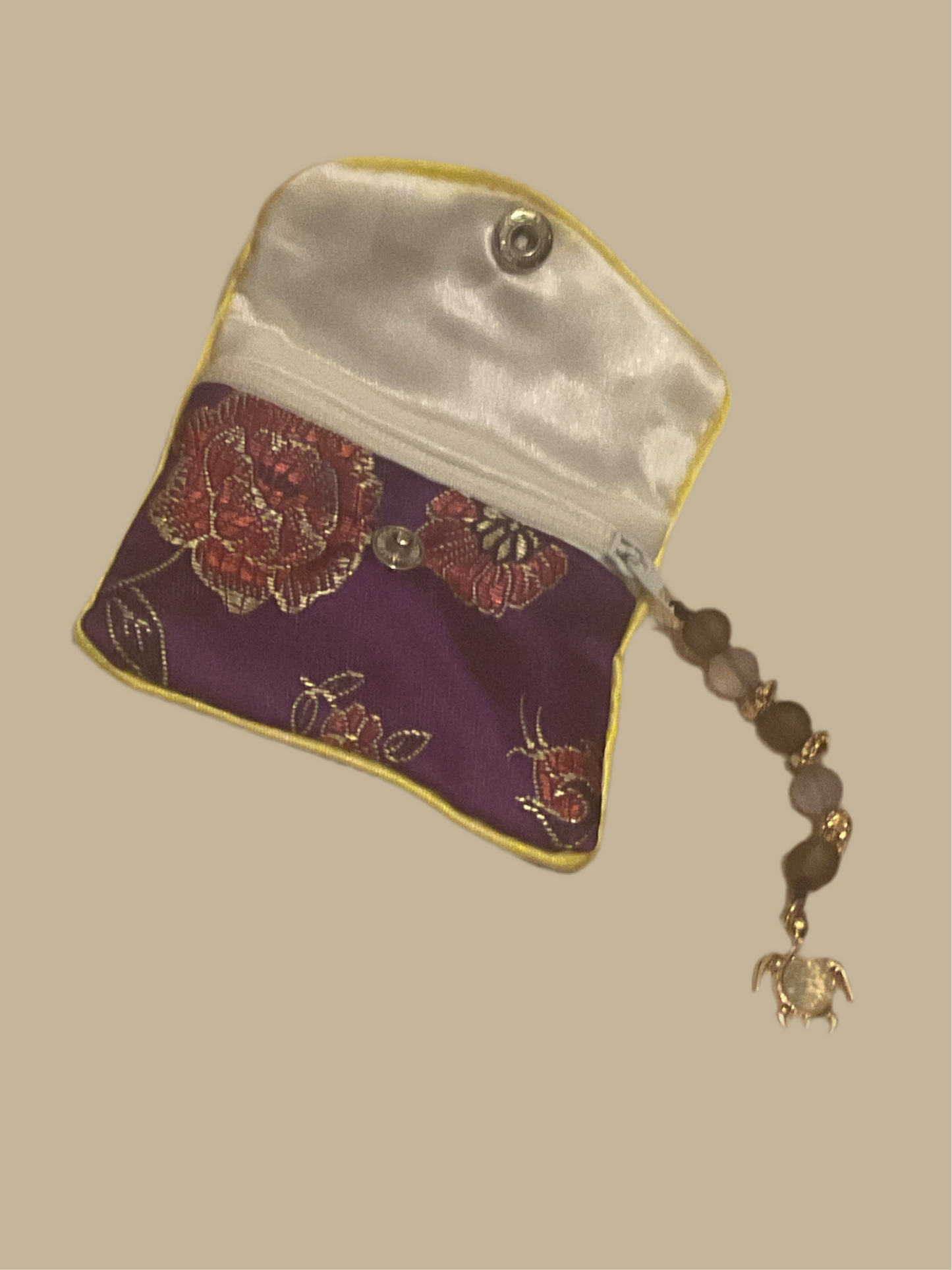 Purple coin bag