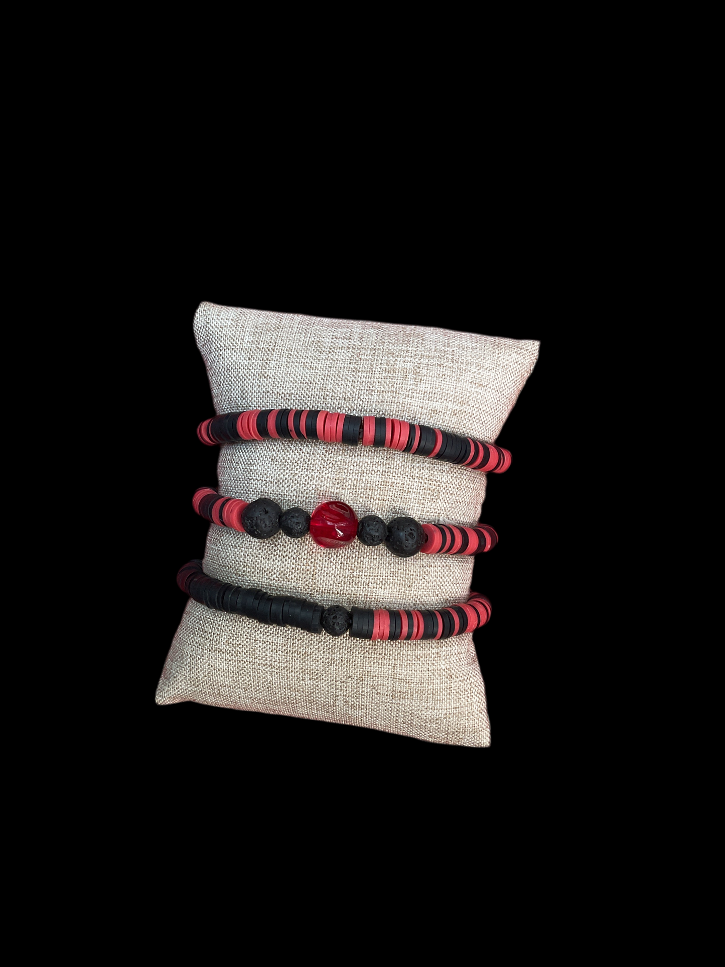 RED & BLACK ( set of 3)