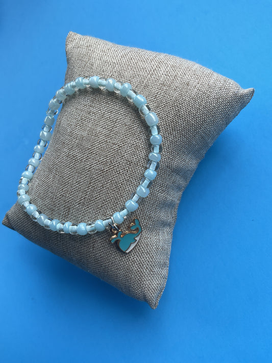 Blue Whale charm