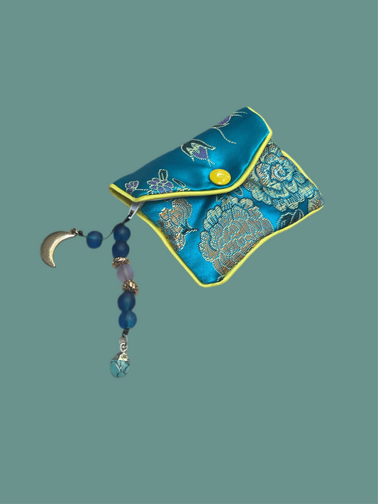 Gold moon coin purse