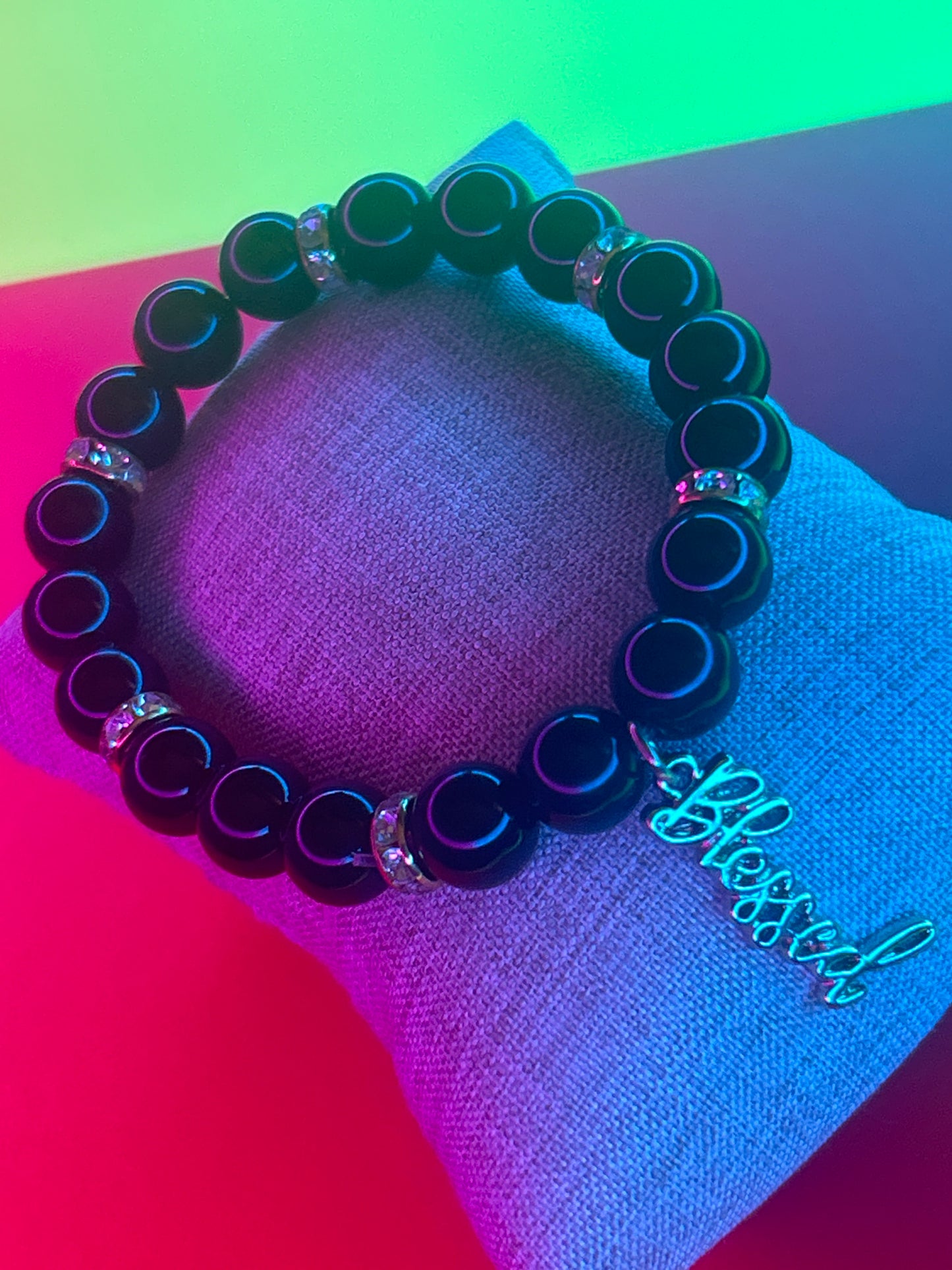 Blessed 02 (Gold)(Blk glass)