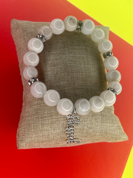 Blessed 01 (Silver)(white glass)