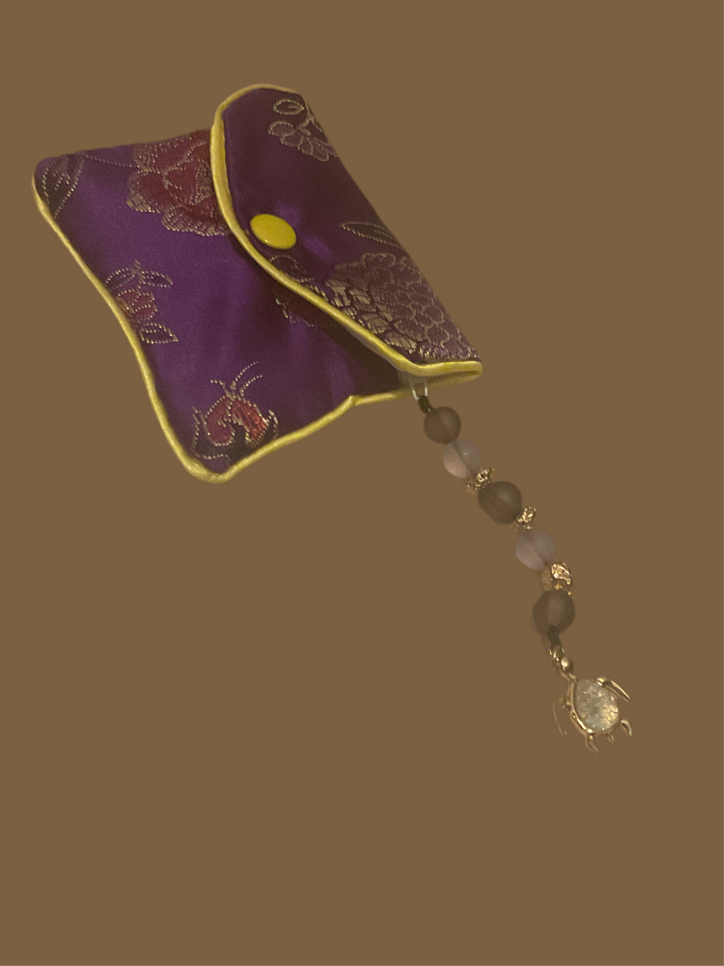 Purple coin bag