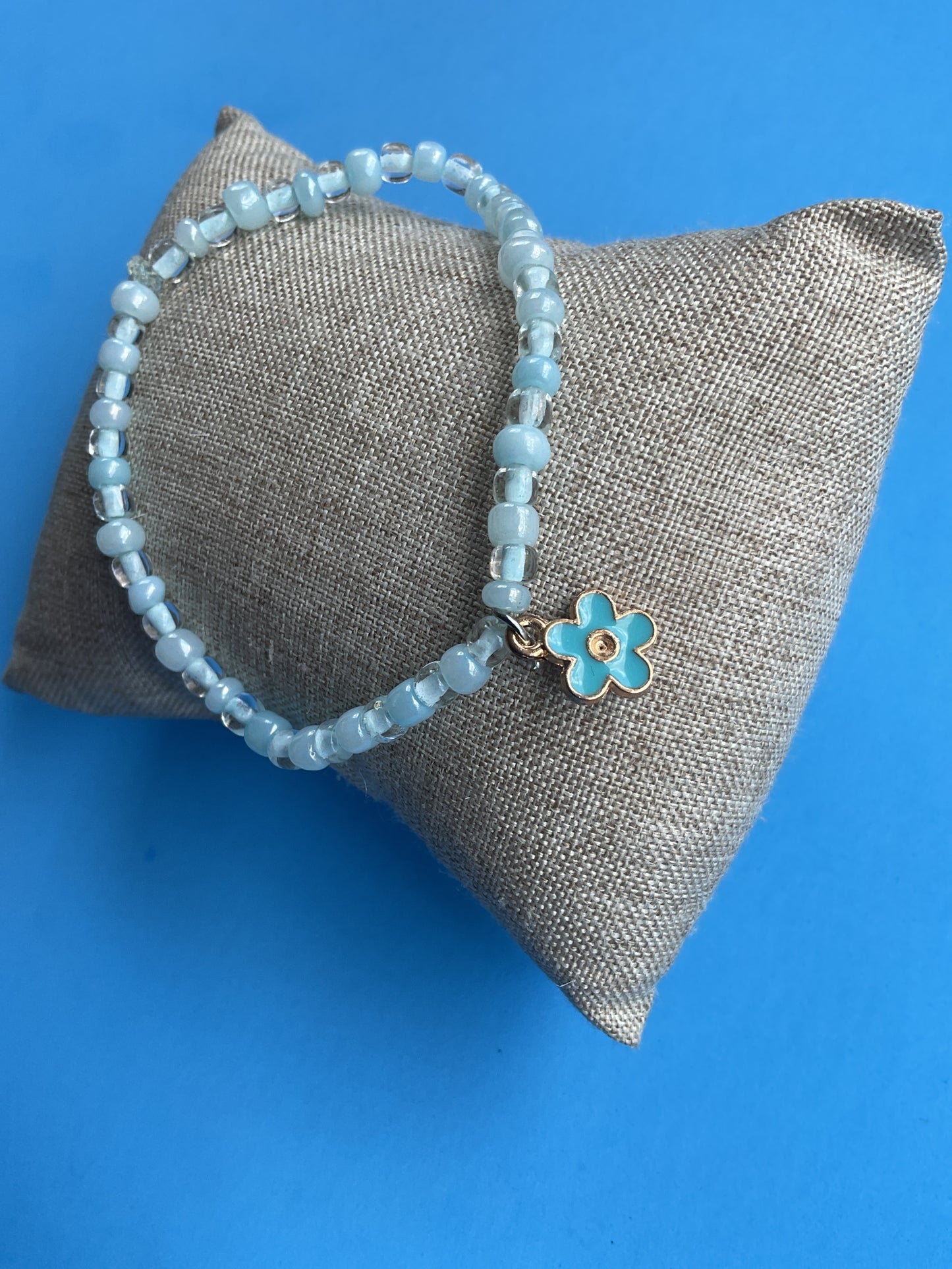 Blue Flower charm