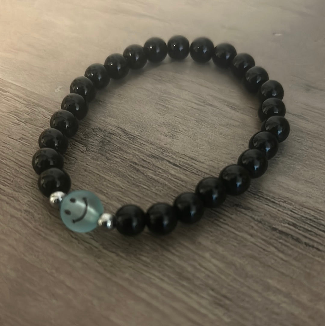 Emoji 10 - Smilez 8 (Black&Blue)