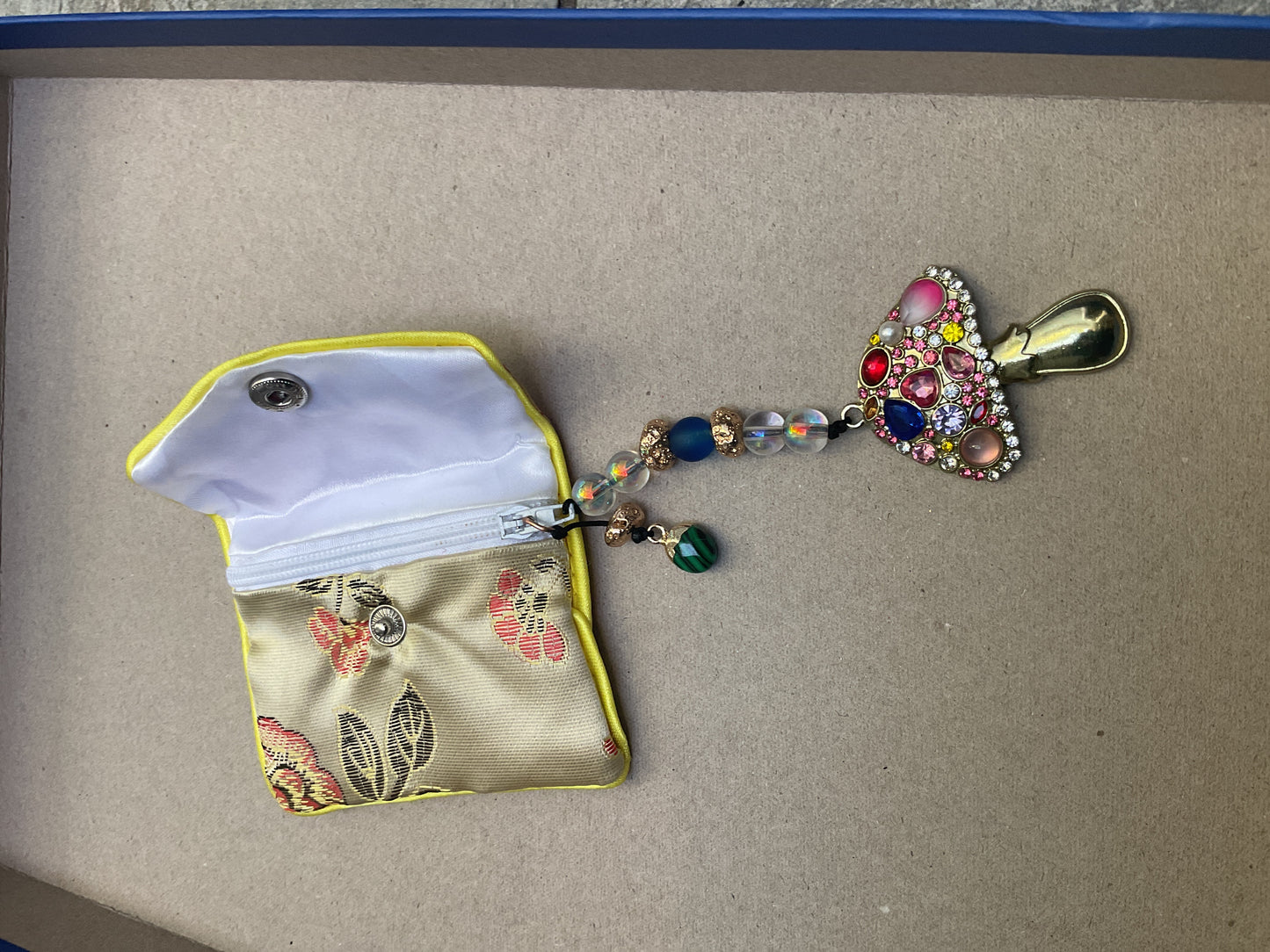 Golden mushroom coin purse