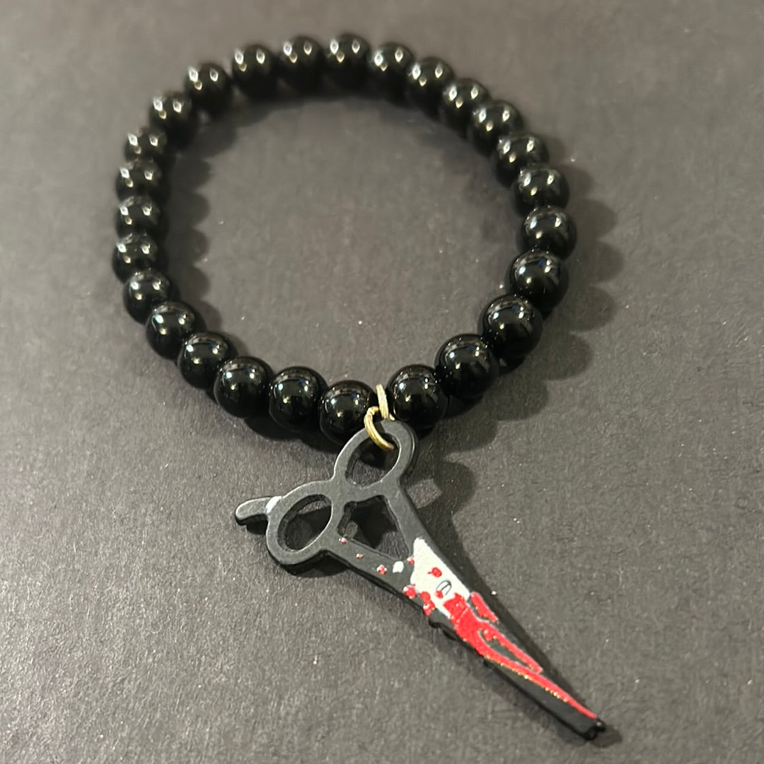 Bloody scissors