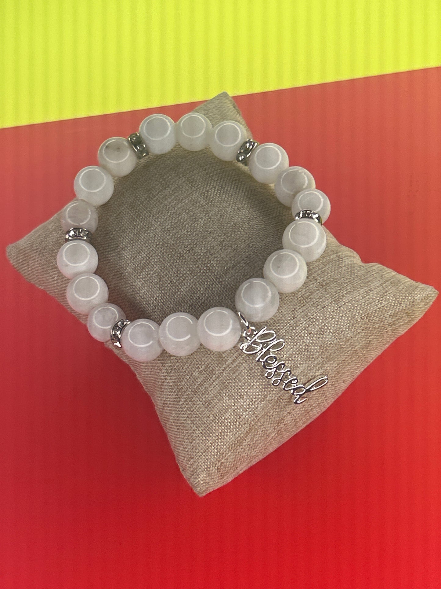 Blessed 01 (Silver)(white glass)