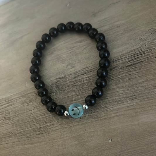 Emoji 10 - Smilez 8 (Black&Blue)