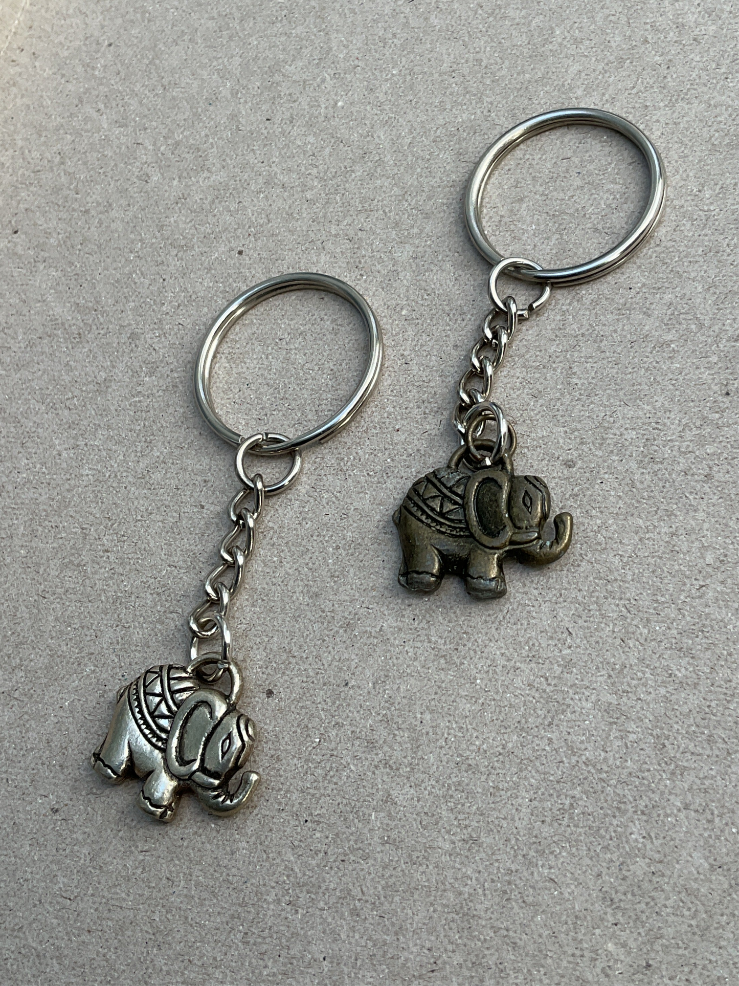 Elephants keychains