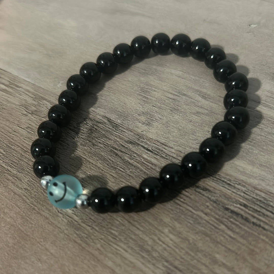 Emoji 10 - Smilez 8 (Black&Blue)
