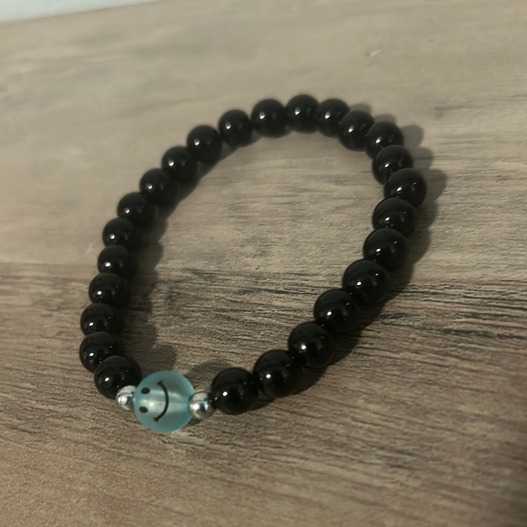 Emoji 10 - Smilez 8 (Black&Blue)