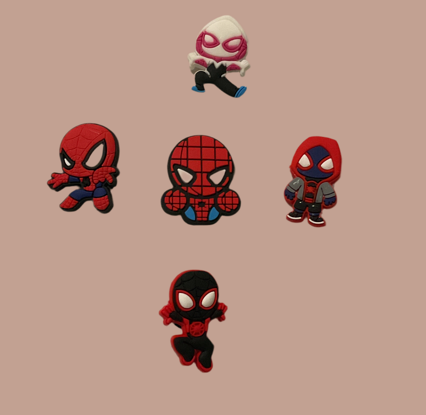 SPIDER MAN CROC CHARMS