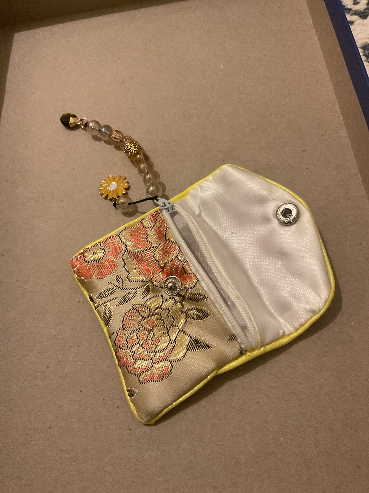 Yellow Flower Coin Purse