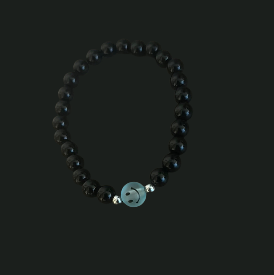Emoji 10 - Smilez 8 (Black&Blue)
